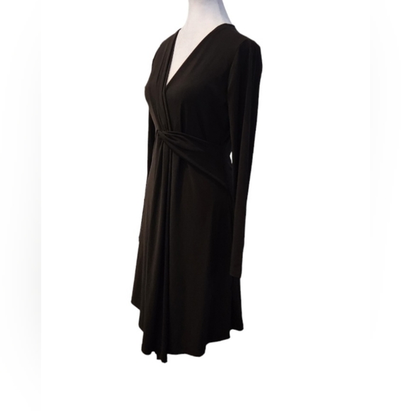 Michael Kors Black Dress with Wrap Front - Picture 4 of 6